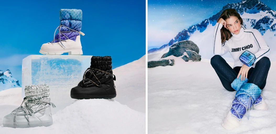 La première collection Capsule Neige de Jimmy Choo