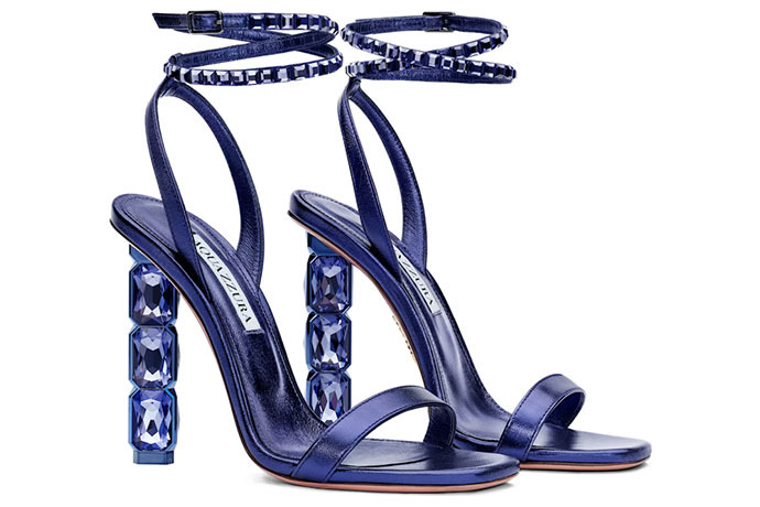 SWAROVSKI et les sandales AQUAZZURA Aura !
