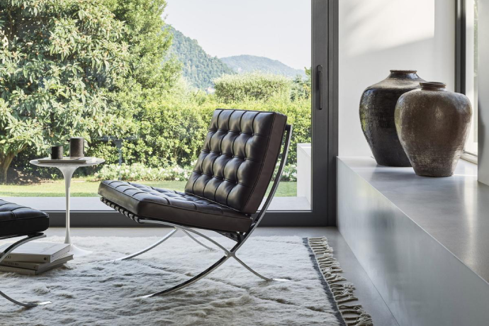 La fameuse Chaise Barcelona de Ludwig Mies van der Rohe