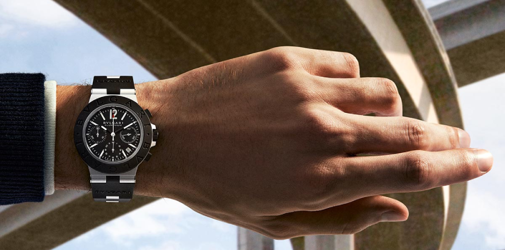 Le nouveau chronographe Bulgari Aluminium